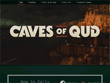 Tablet Screenshot of cavesofqud.com
